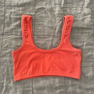 ARQ Wide Strap Bra in Cadmium